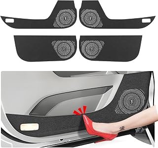 Car Door Anti Kick Pad for Honda Ridgeline 2017-2026，Door Protector Mat Anti Dirty Anti Collision Stickers Inner Decorative Protection Accessories