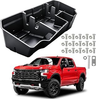 Under Seat Storage Box for 2019-2026 Chevy Silverado 1500 & GMC Sierra 1500,2020-2026 Silverado/Sierra 2500HD/3500HD