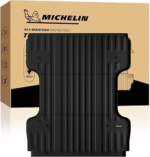 Michelin Truck Bed Mat for 2007-2021 Toyota Tundra 6.5 FT / 78.7" Only (Not Fit Drop-in Liners), All-Weather Truck Bed Liner, Custom Fit, Durable TPE Bedliner, Non-Slip