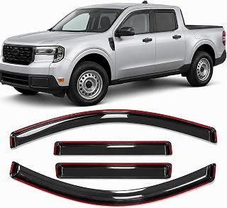 Window Visors - in-Channel Rain Guards for 2022-2026 Ford Maverick