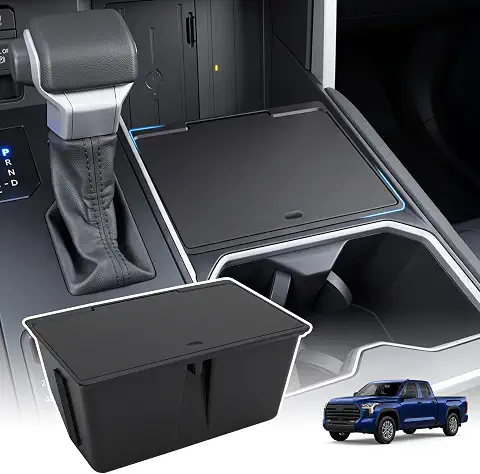 Center Console Hidden Organizer for 2022-2026 Toyota Tundra Accessories
