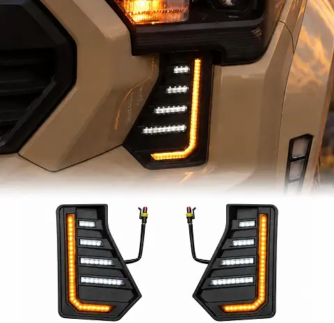Mabett LED DRL Fang Lights for 2024-2026 Toyota Tacoma, No-Splice Install