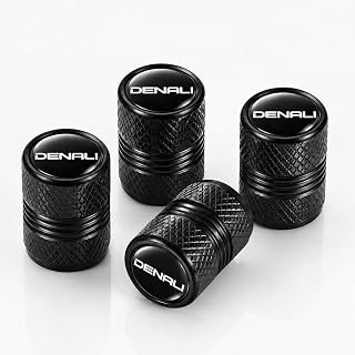 4Pcs Tire Valve Stem Caps, Compatible with GMC Denali Sierra Yukon Canyon Acadia Terrain Series Stem Cap Universal Car Air Cover Car Accessories for Cars