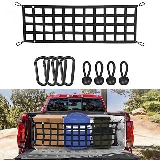 Truck Bed Cargo Net Compatible with Hyundai Santa Cruz