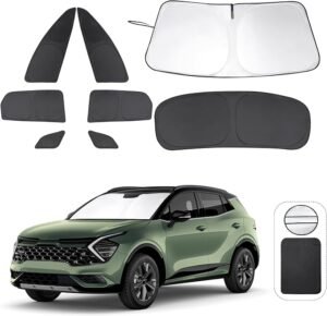 Kia Sportage NQ5 Multiwindow Eight-Piece Privacy Sunshade Set