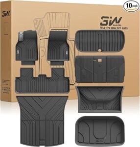 3W Tesla Model Y Juniper 10-Piece Floor and Cargo Liner Set